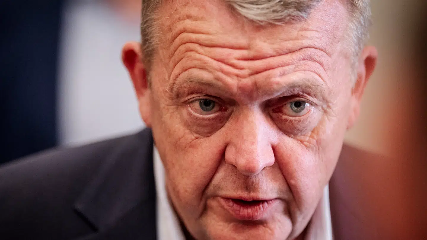 Formand for Moderaterne, Lars Løkke Rasmussen efter Regeringsforhandlinger i Statsministeriet tirsdag den 7. april 2026.