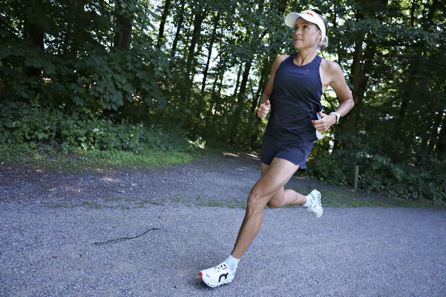 Camilla Pedersen skal løbe en rute på fem kilometer rundt om Odense Universitetshospital 20 gange på søndag. (Arkivfoto).