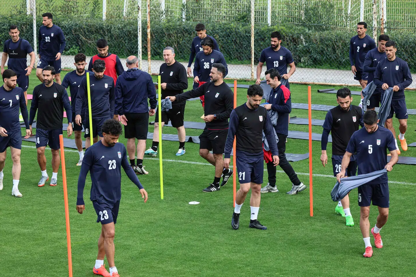 Irans fodboldlandshold møder New Zealand, Belgien og Egypten i VM-gruppespillet. (Arkivfoto).