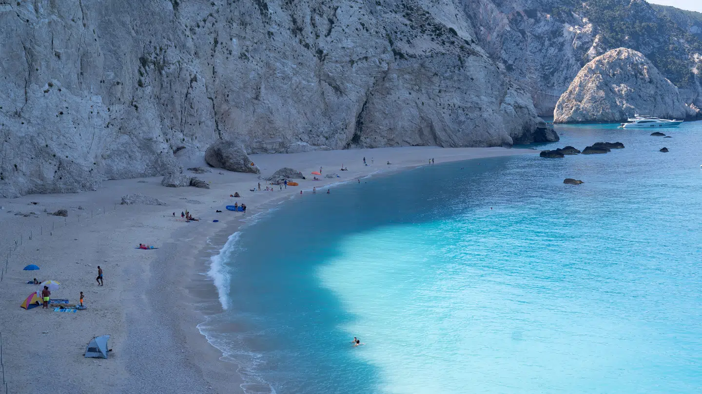 Arkivfoto. Det var på den græske ø Lefkada, at fiskere pludselig støtte på den ukrainsk fremstillede havdrone.