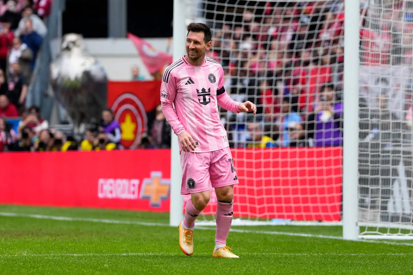 Lionel Messi var i hopla, da Inter Miami besejrede Toronto FC i den amerikanske fodboldliga.