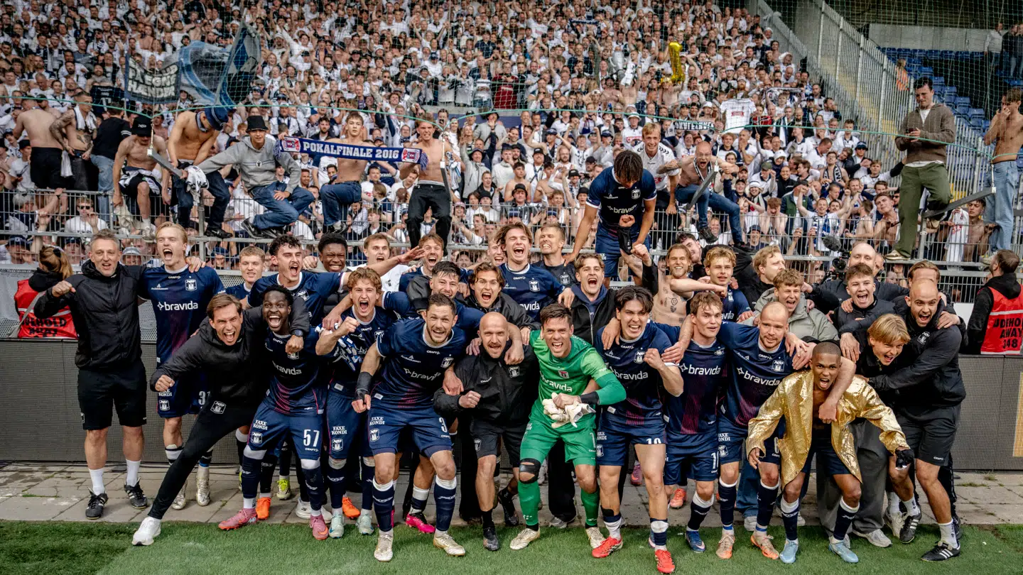 AGFs succesfærd var meget populær.