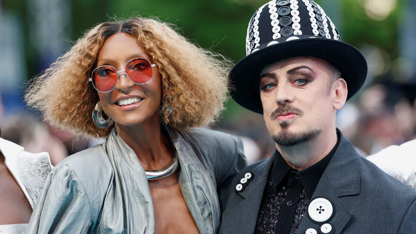 San Marinos sangerinde Senhit and Boy George.