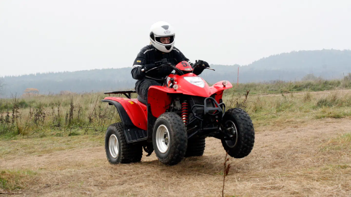 Arkivfoto af en ATV.