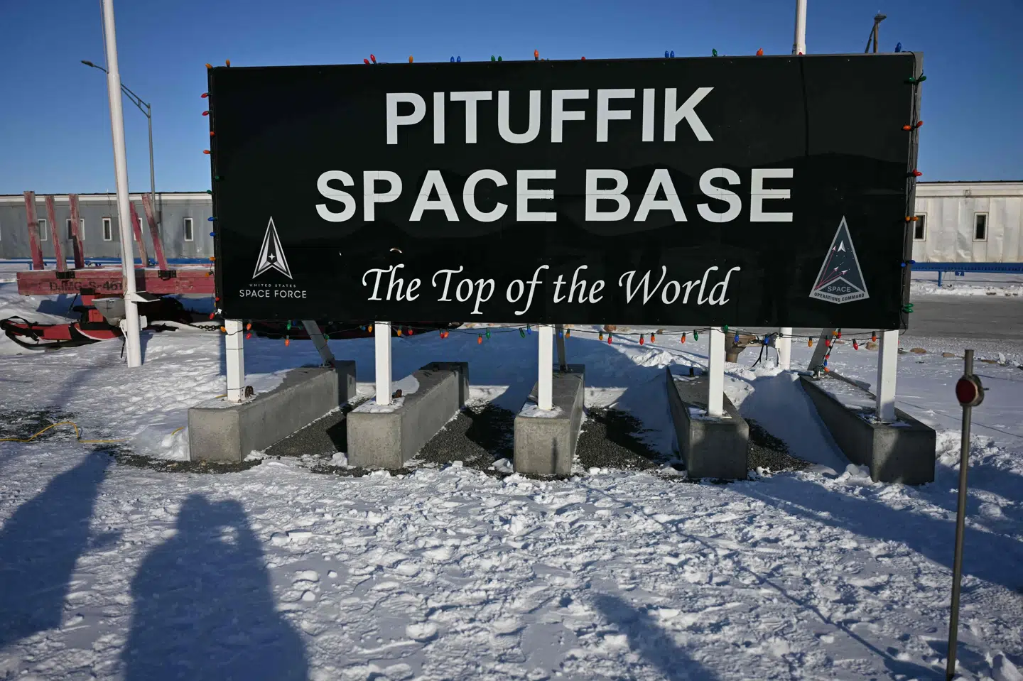 USA har i øjeblikket en militærbase i Grønland. Det er Pituffik Space Base, der ligger på Grønlands nordvestlige kyst. (Arkivfoto).