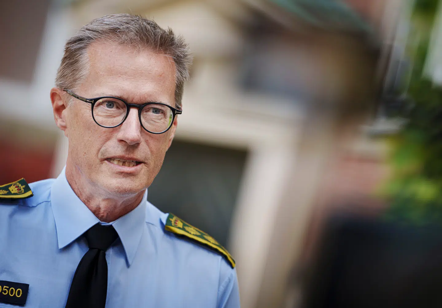 Jarl Cordua revser rigspolitichef Thorkild Fogde på baggrund af Rigsrevisionens hårde kritik af politiets tendens til at henlægge sager uden efterforskning. Foto: Liselotte Sabroe/Ritzau Scanpix