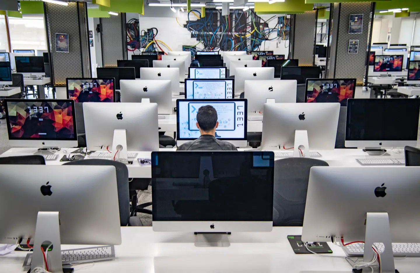 Danmark mangler it-arbejdskraft, men på Aarhus Universitet må de afvise en masse internationale ansøgere til it-uddannelserne. Arkivfoto: Fadel Senna/AFP/Ritzau Scanpix