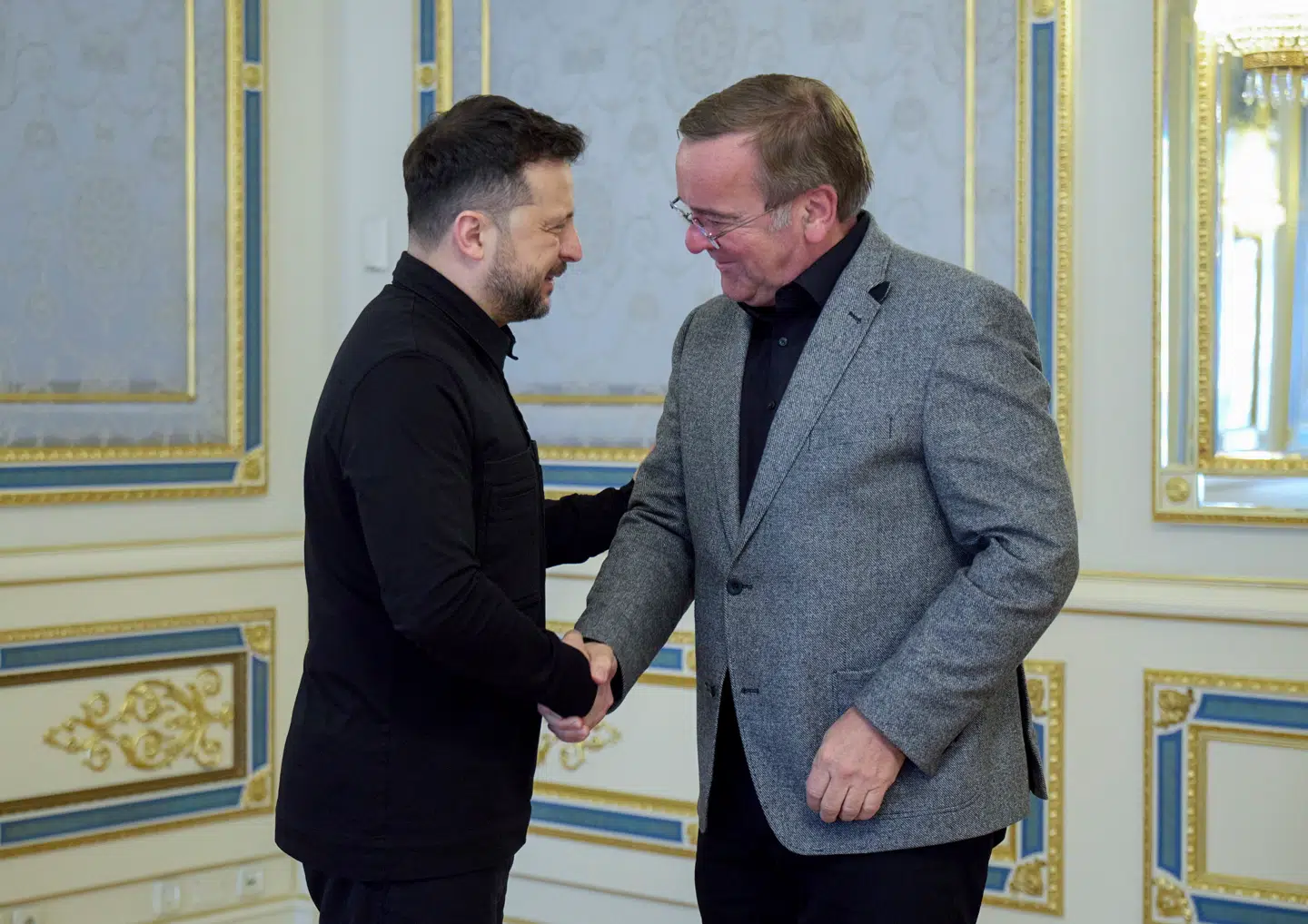 Den tyske forsvarsminister, Boris Pistorius, besøgte Kyiv tidligere på ugen. Foto: Handout, Scanpix.
