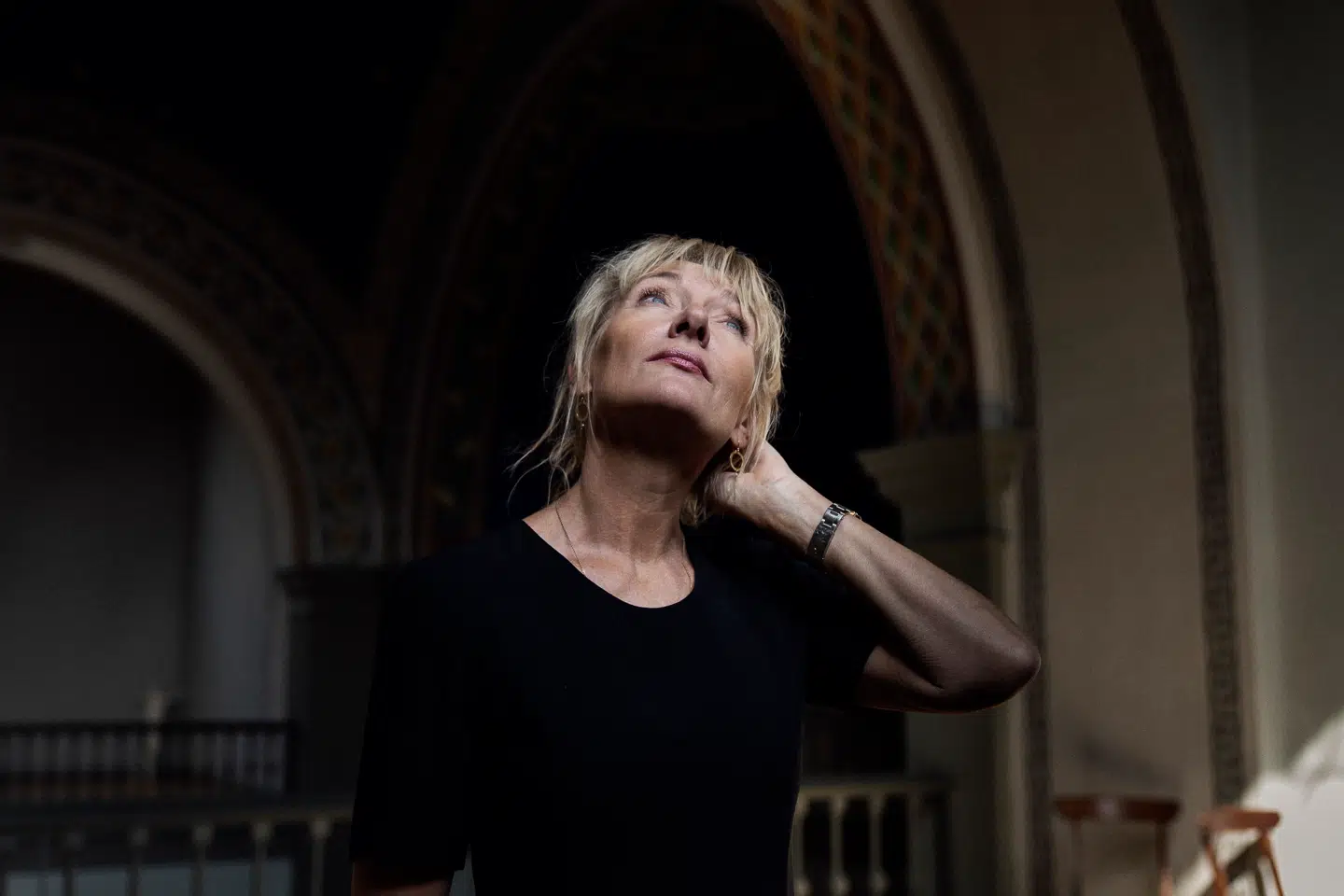 Kathrine Lilleør var med dengang i 2019, da daværende undervisningsminister Merete Riisager (LA) måtte afbryde et møde på Ørestad Gymnasium efter uro og optøjer. Arkivfoto: Mathias Svold