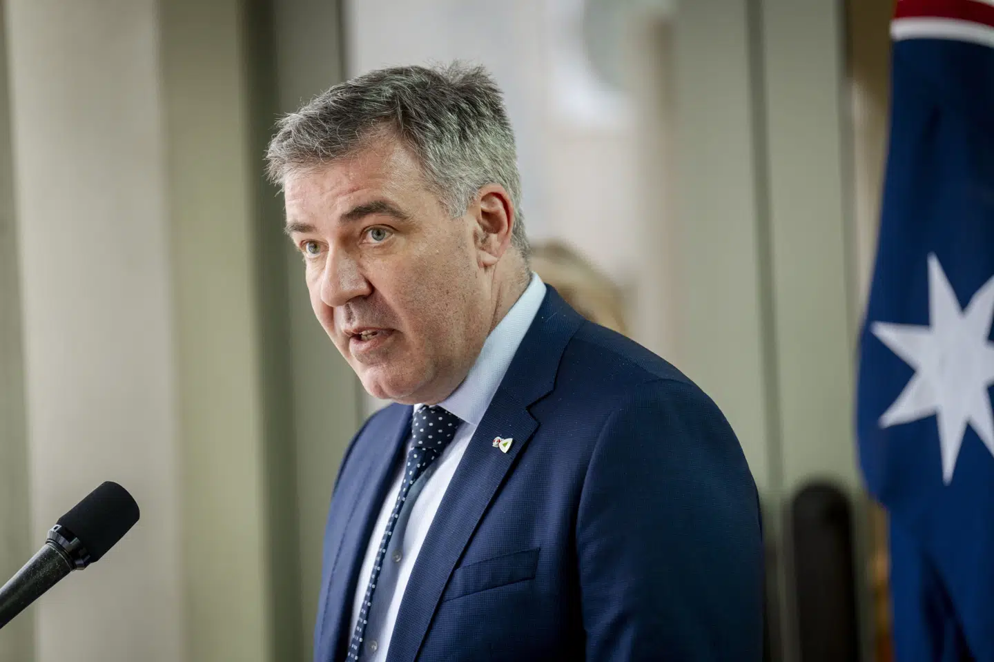 Fungerende klima-, energi- og forsyningsminister Lars Aagaard (M) kan fortsat glæde sig over, at Danmark skønnes at nå klimamålet i 2030. (Arkivfoto).