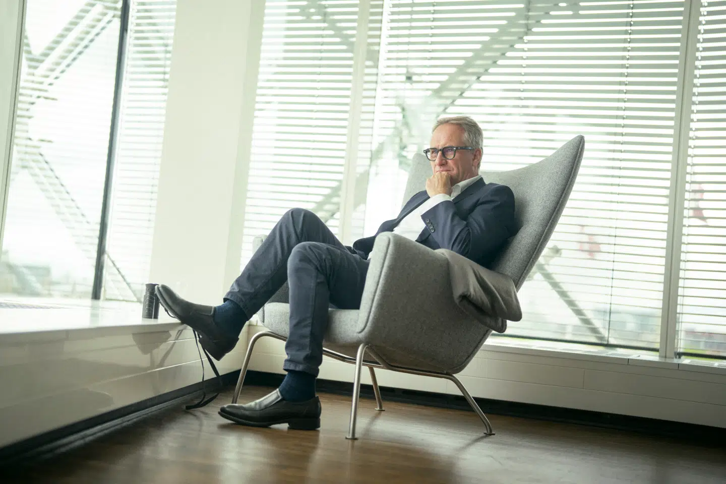 Lars Sandahl, administrerende direktør i Dansk Industri, ser med frustration på tilblivelsen af en ny regering.
