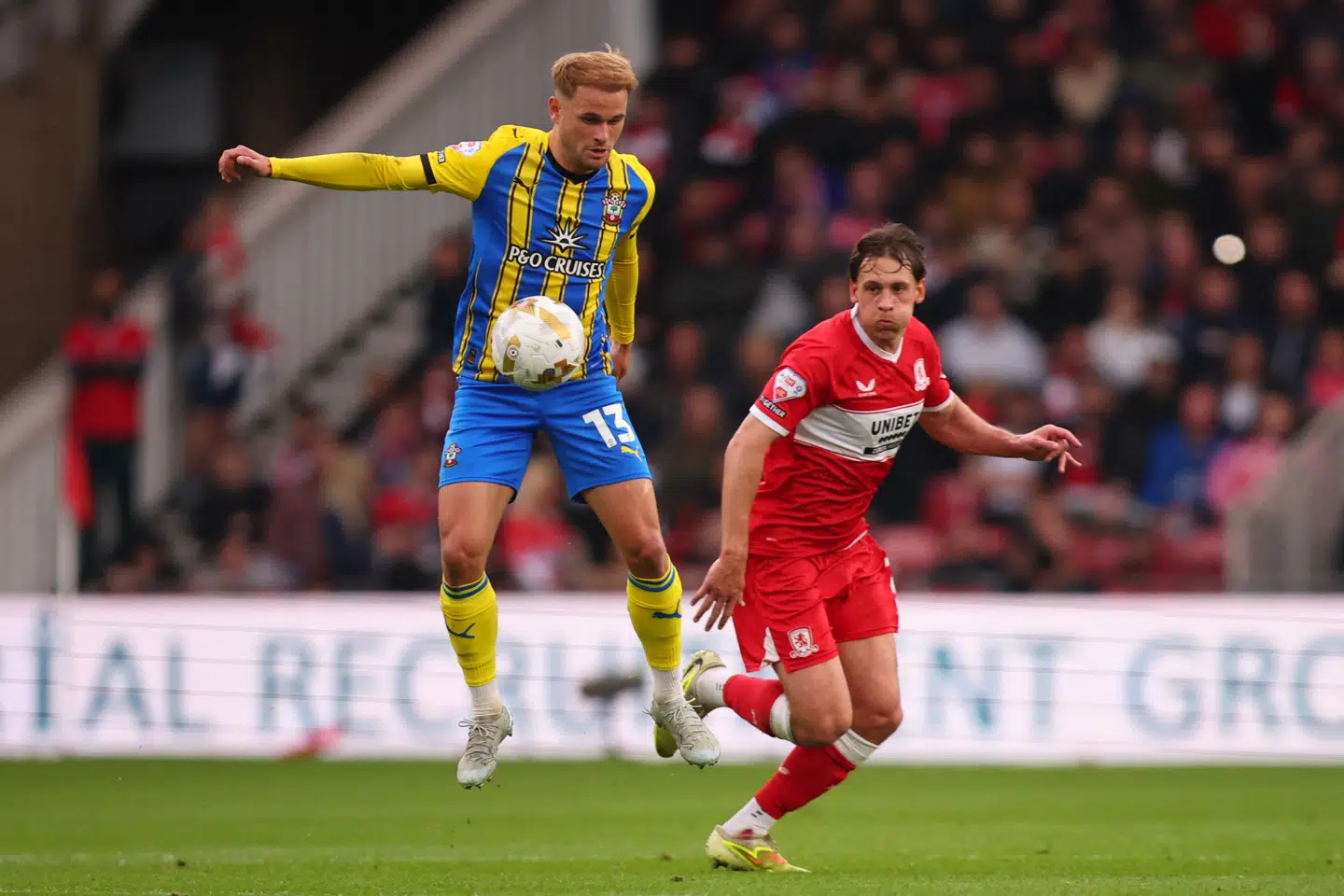 Southampton trak sig sejrrigt ud af duellen med Middlesbrough. Holdet skal dermed spille playoff-finale 23. maj mod Hull City. Middlesbrough har dog klaget over Southampton, og der er indledt en sag om påstået spionage. (Arkivfoto).