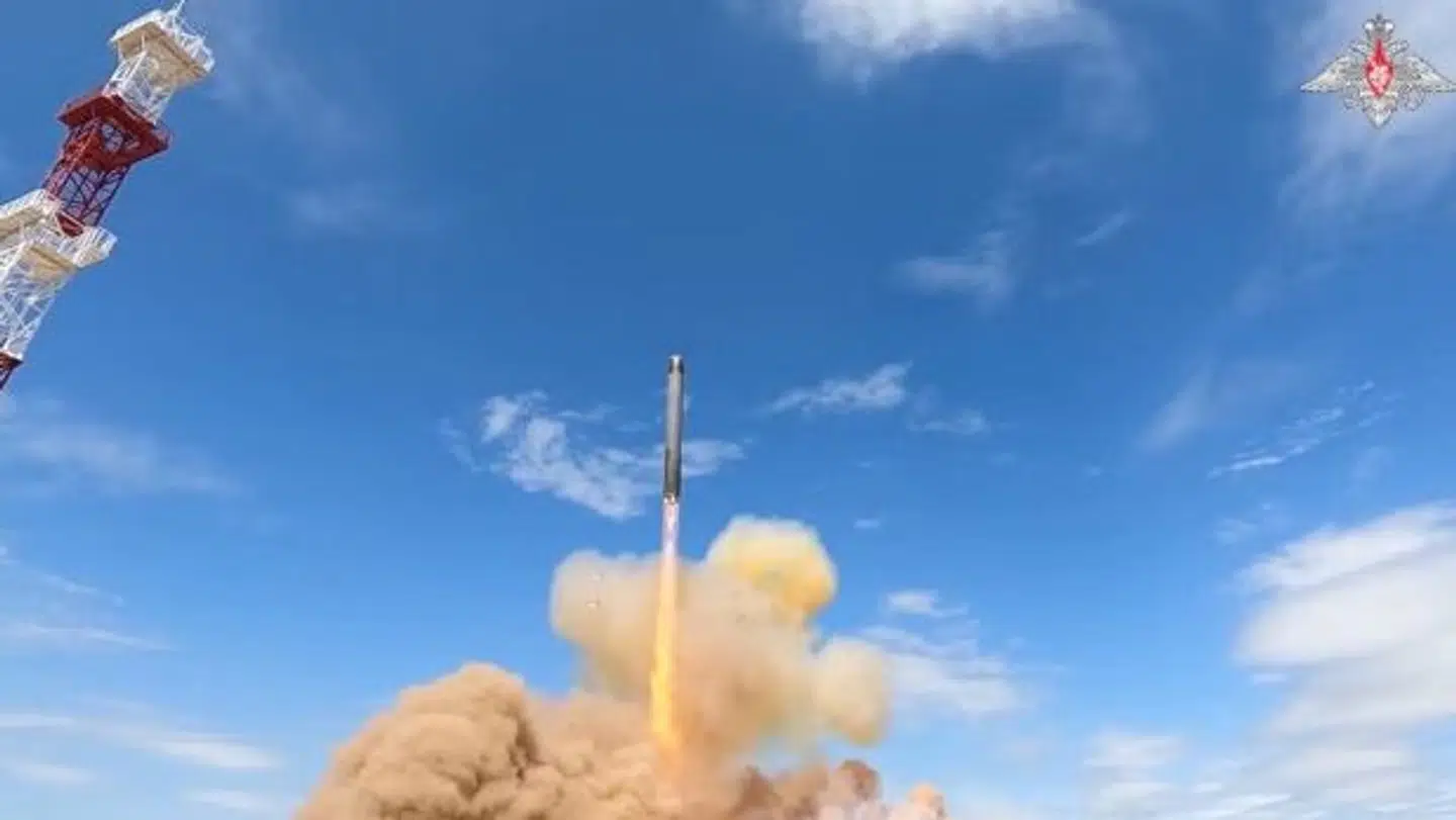 Rusland har testet missilet Sarmat, som kan udstyres med ti eller flere atomsprænghoveder.
