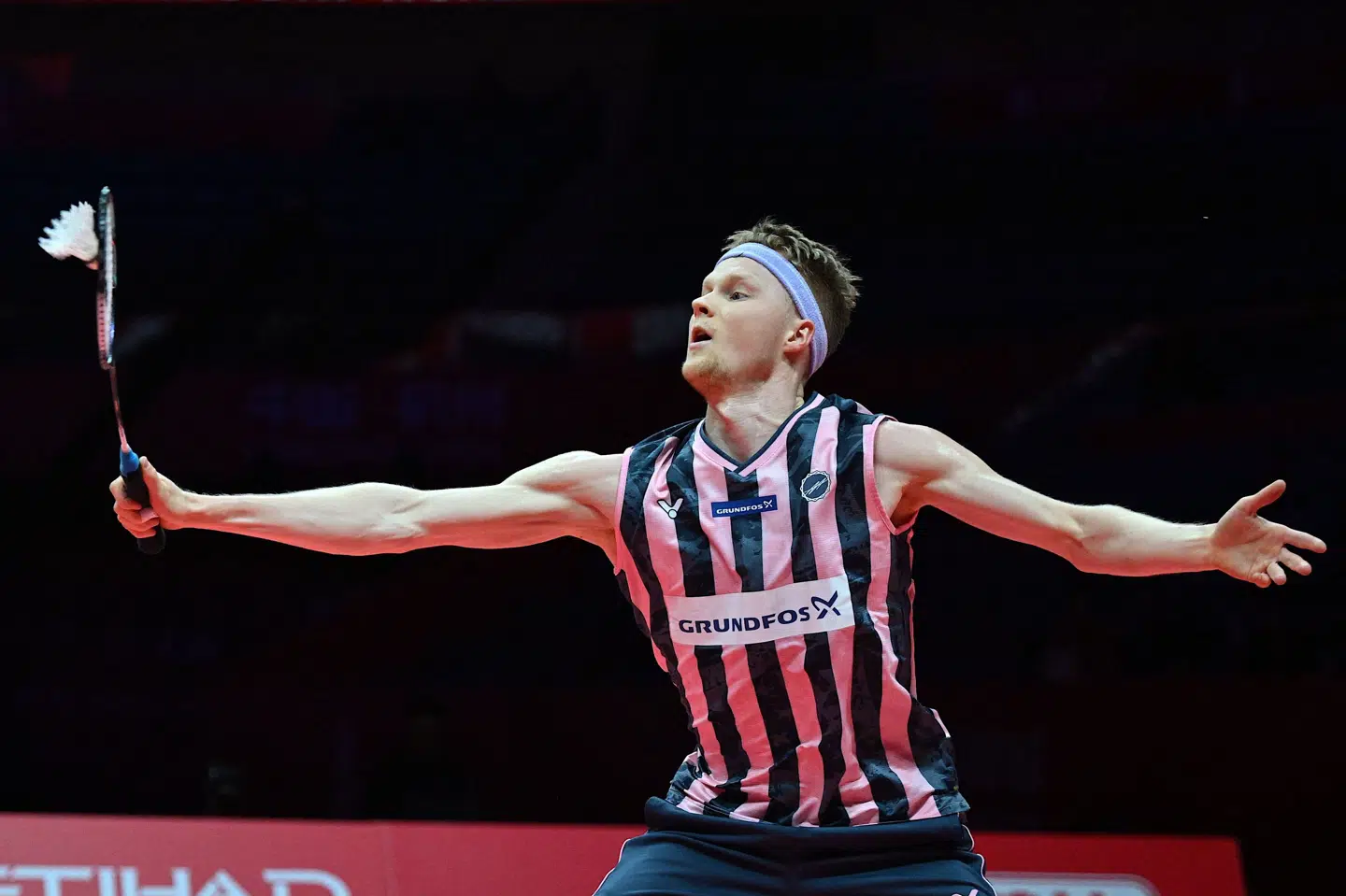 Badmintonspilleren Anders Antonsen vandt onsdag i to sæt og gik videre i Thailand. (Arkivfoto).
