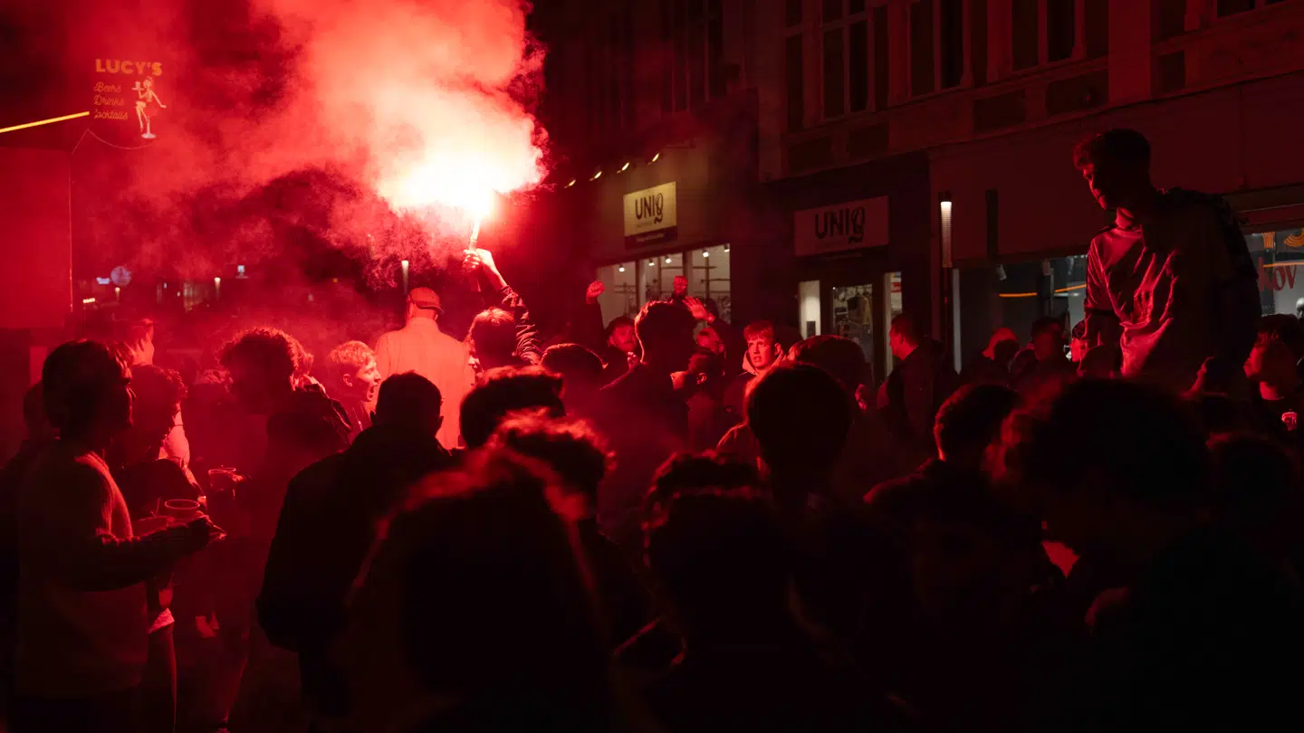Det stak helt af søndag aften og nat i Aarhus, da mesterskabet var i hus.