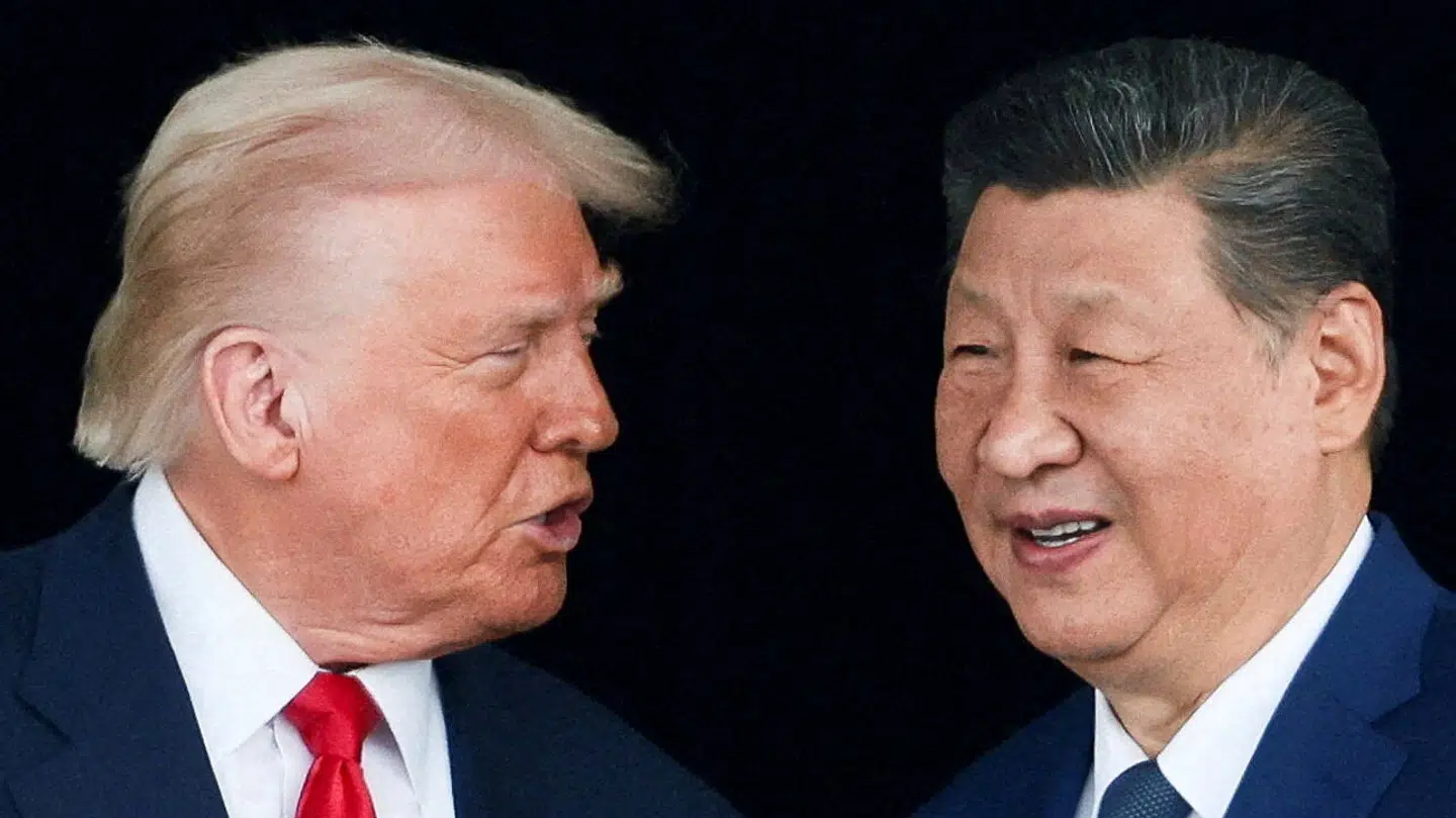 Sådan så det ud, da Donald Trump og Xi Jinping mødtes i Sydkorea sidste år.