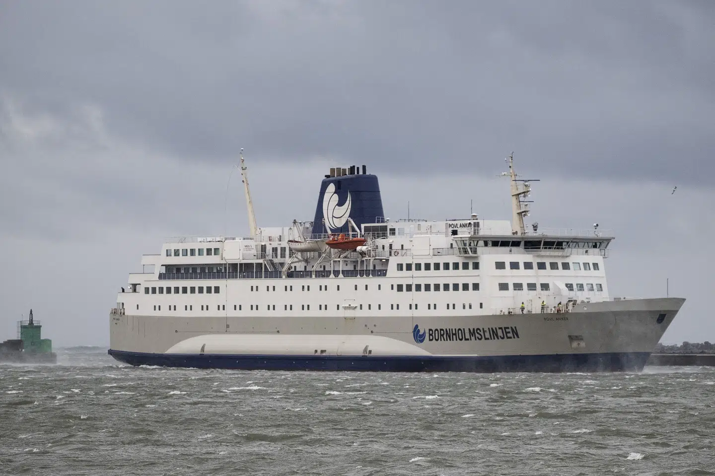 40.000 flere passagerer sejlede med Bornholmslinjen sidste år. Dermed rejste 1,8 millioner til eller fra solskinsøen, hvilket er det højeste passagertal til øen nogensinde. (Arkivfoto).