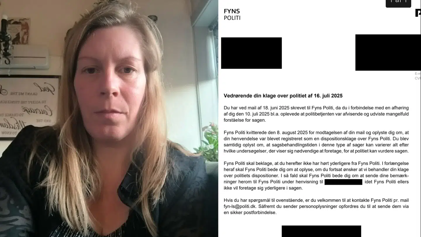 Sandie føler sig 'til grin' efter skrivelse fra politiet: Reagér, eller ...