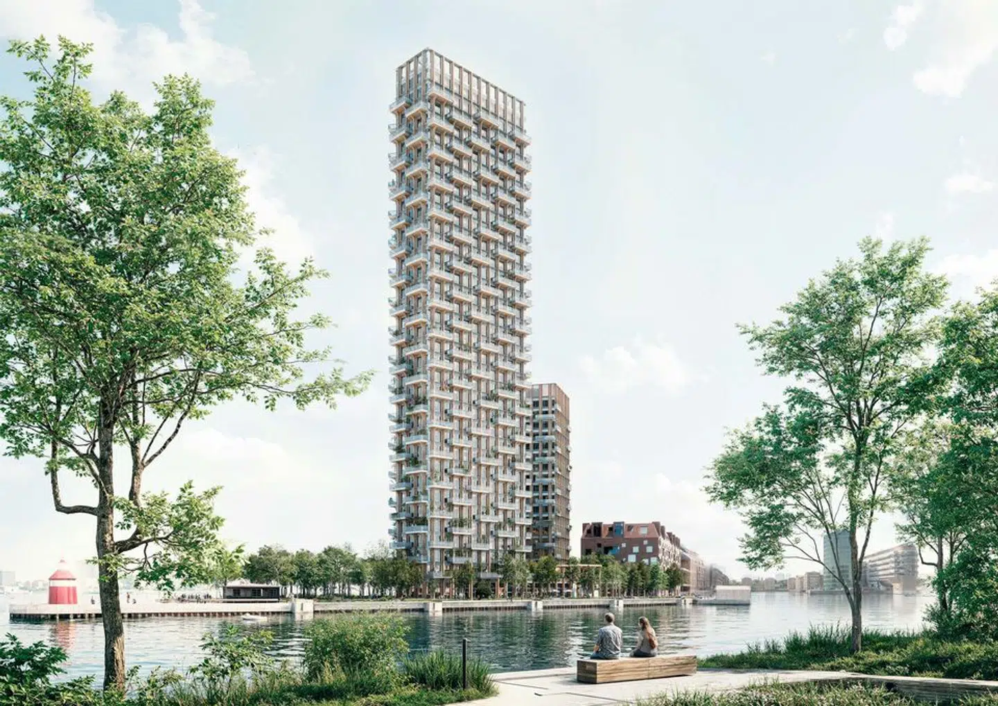 Langelinie kan inden for nærmeste fremtid få et af de højeste boligbyggerier i København – og endnu en debat om, hvor højt hovedstaden egentlig skal vokse.