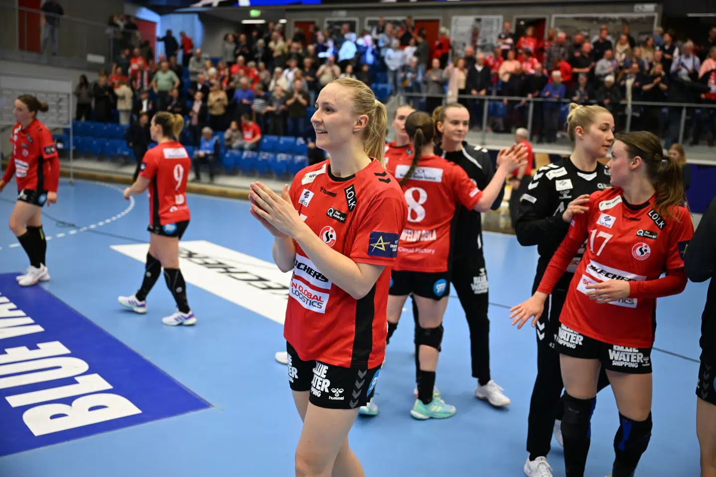 Henny Reistad og co. hos Team Esbjerg var niveauer bedre end Ikast Håndbold. (Arkivfoto).