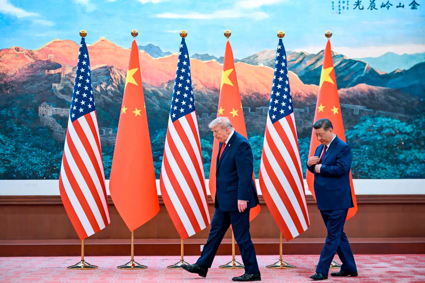 Trump og Xi holdt natten til torsdag dansk tid et lidt over to timer langt møde i Beijing.