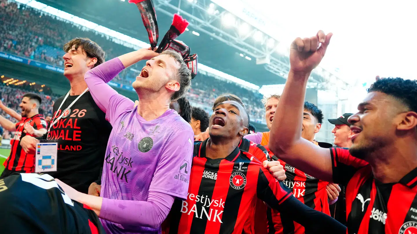 Oddset Pokalen: FC København - FC Midtjylland i Parken i København torsdag den 14. maj 2026.