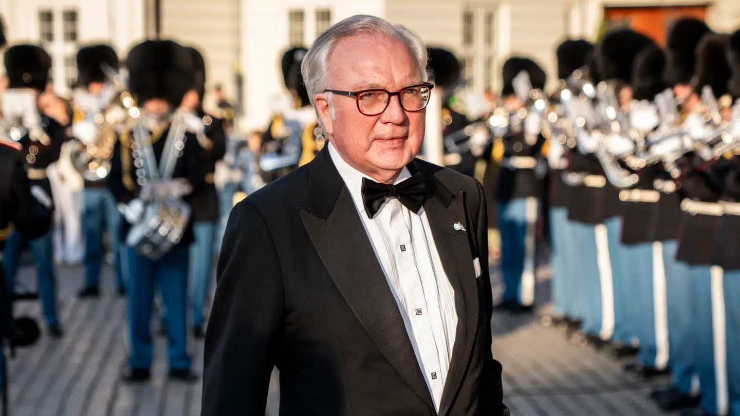 Fritz Schur til prinsesse Isabellas 18-års fødselsdag i april sidste år.