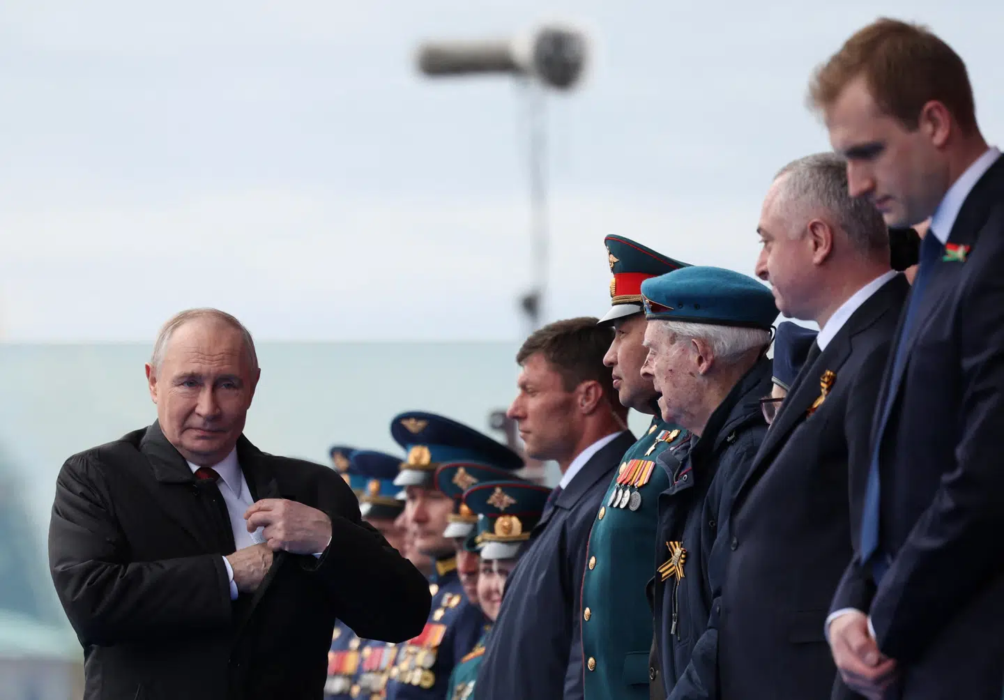 Ruslands præsident Putin til den årlige sejrsdagsparade på Den Røde Plads i Moskva 9. maj i år. Men der er ikke så meget at fejre, ifølge Anders Puck Nielsen.