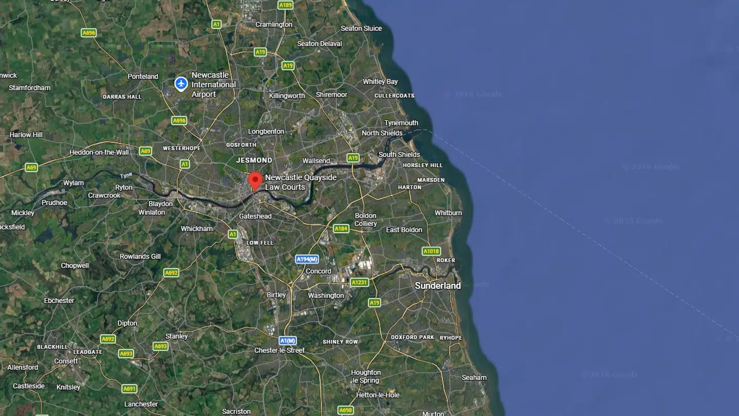 Det var i byen Newcastle i det nordlige England, at det tragiske uheld sidste år skete.