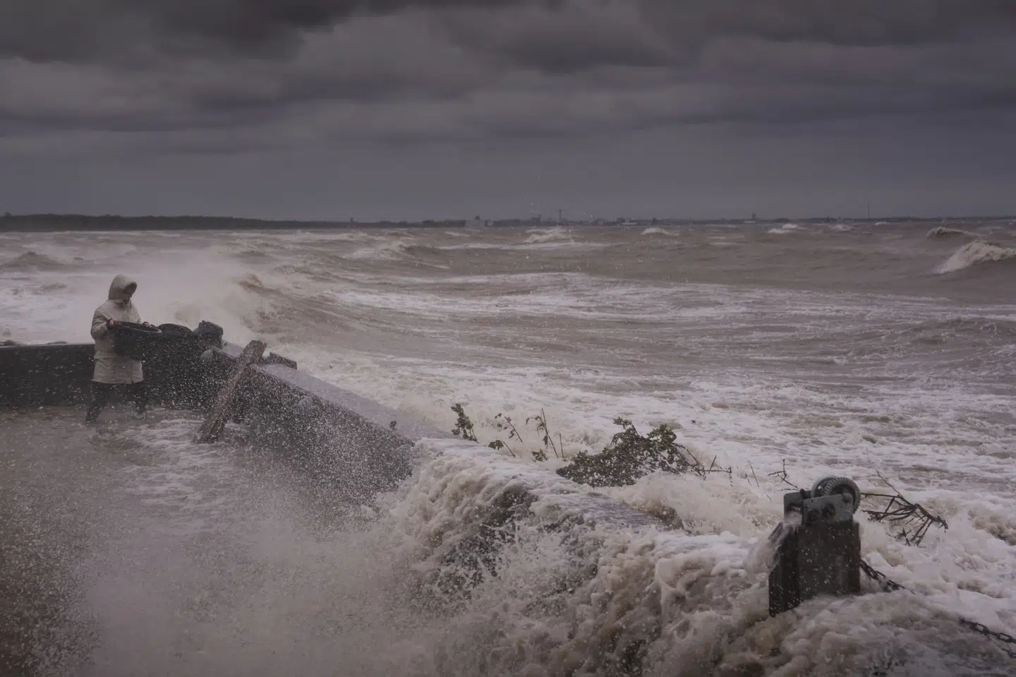 Den 21. oktober 2023 var der stormflod i store dele af Danmark. Her ved Strøby på Sydsjælland. (Arkivfoto).