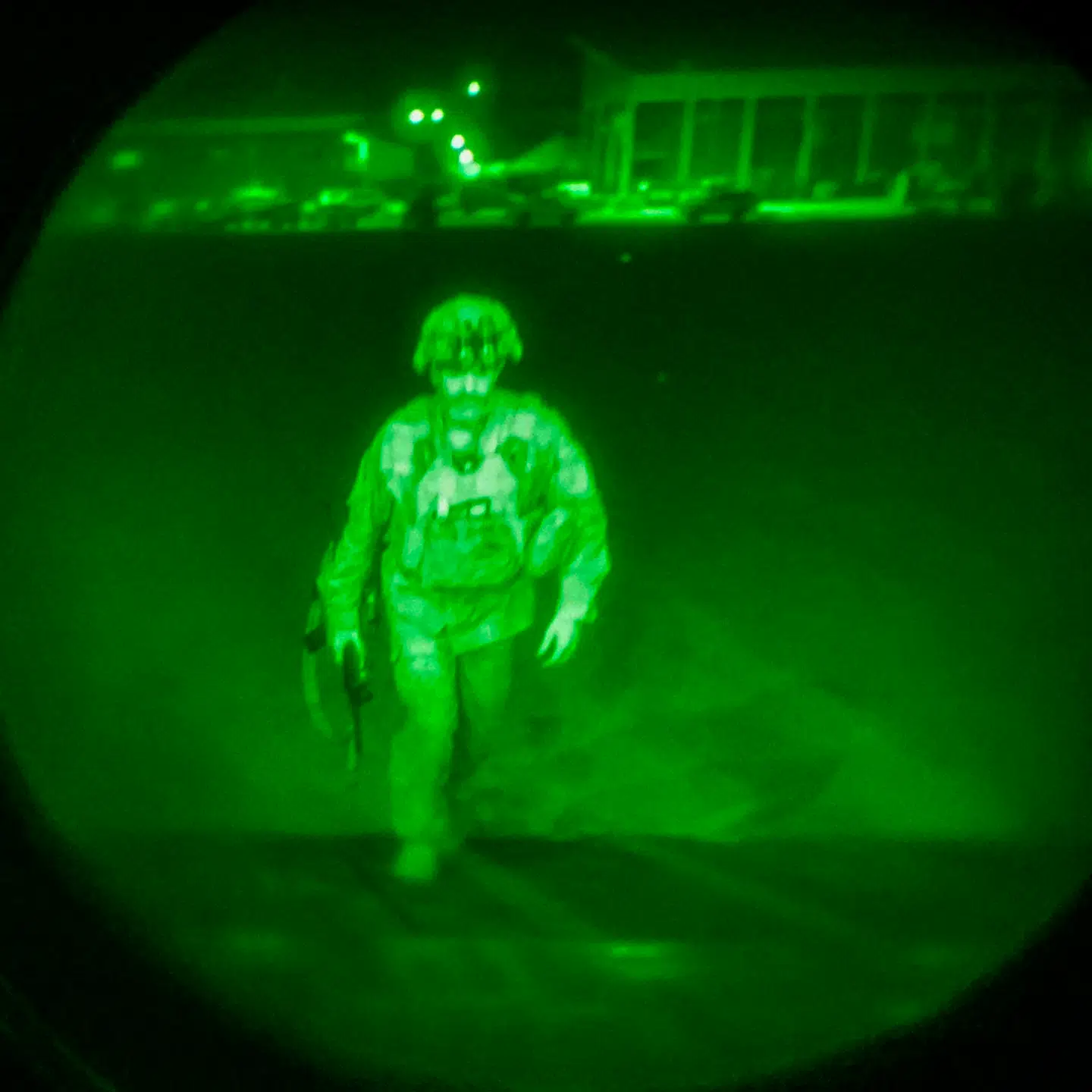 Daværende generalløjtnant Chris Donahue var den sidste udenlandske soldat, der forlod Afghanistan, efter Taleban genindtog Kabul i 2021.