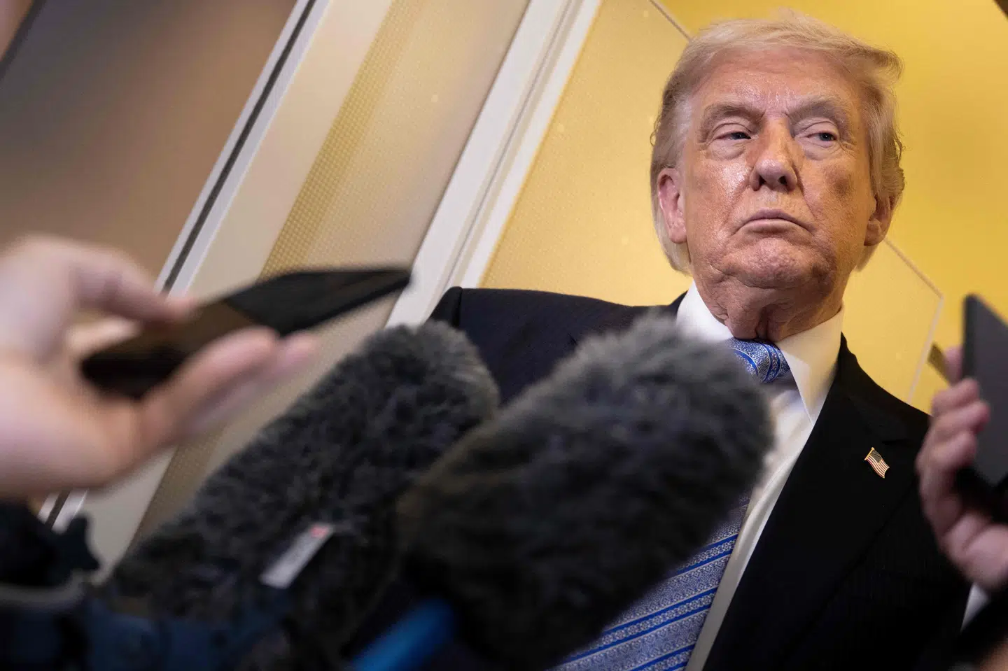 Hvis Iran ikke indgår en aftale med USA snart, "vil der ikke være noget tilbage af dem", skriver præsident Donald Trump søndag på sit sociale medie, Truth Social. (Arkivfoto)