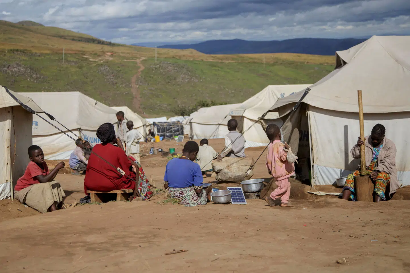 Et nyt samarbejde mellem Novo Nordisk Fonden, Novo Nordisk, World Diabetes Foundation og FN's Flygtningeorganisation, UNHCR, skal hjælpe flygtninge i Østafrika. Her ses en flygtningelejr i Burundi med omkring 66.000 flygtninge i april. (Arkivfoto).