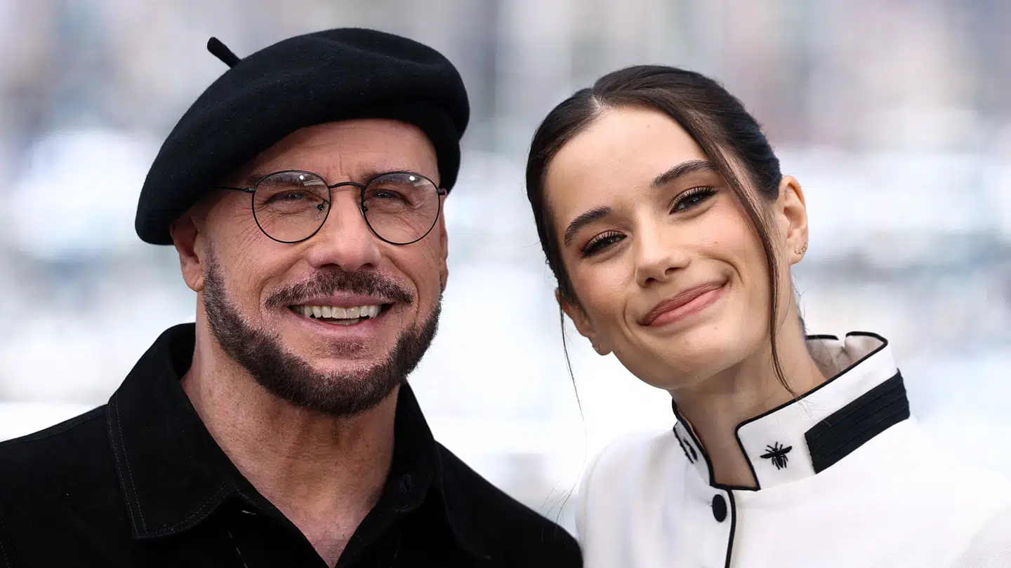 John Travolta havde taget datteren Ella Bleu Travolta med til festivalen.