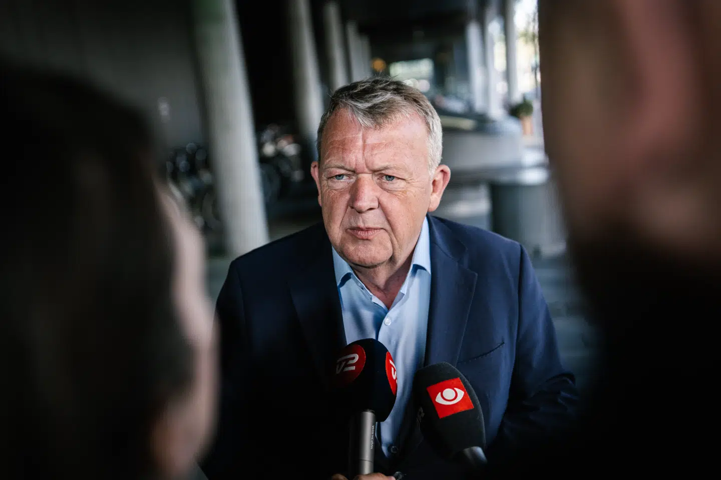 Moderaternes formand, Lars Løkke Rasmussen (M), har svært ved at se en regering uden sig selv og sit parti, sagde han forud for forhandlinger søndag.