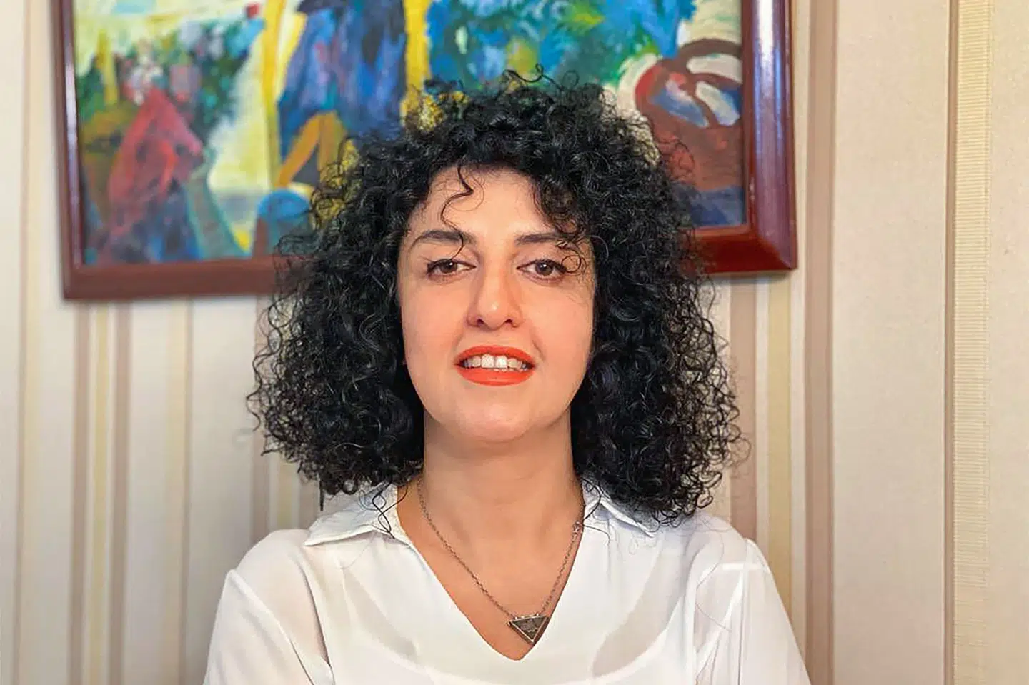 Narges Mohammadi, der lider af en hjertesygdom, har tilbragt størstedelen af de seneste ti år i fængsel i Iran. (Arkivfoto).