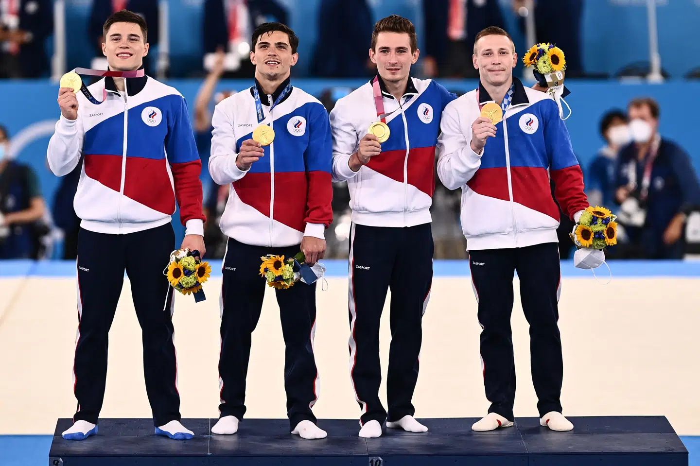 Atleter fra Rusland vandt holdkonkurrencen for både mænd og kvinder ved OL i Tokyo i 2021, men konkurrerede ikke under det russiske flag på grund af en dopingskandale. (Arkivfoto).