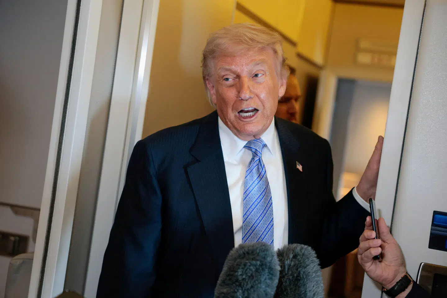 I et nu tidligere anlagt søgsmål mente præsident Donald Trump ikke, at finansministeriet i USA og IRS tog de nødvendige forholdsregler for at forhindre, at hans skattedokumenter blev lækket til flere medier. (Arkivfoto).