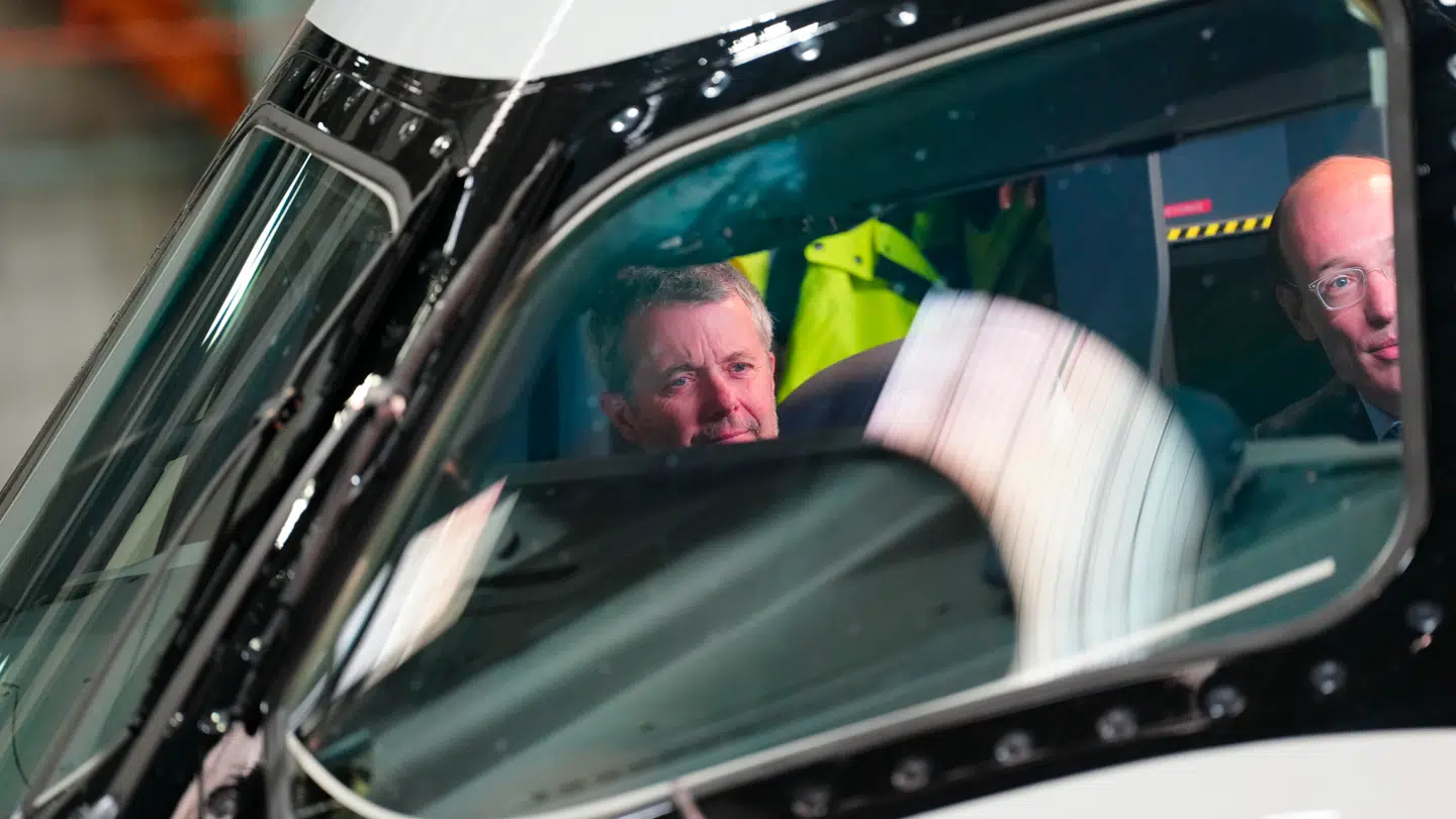 Kong Frederik navngiver Airbus A350 fra SAS i Københavns Lufthavn, mandag den 18. maj 2026.