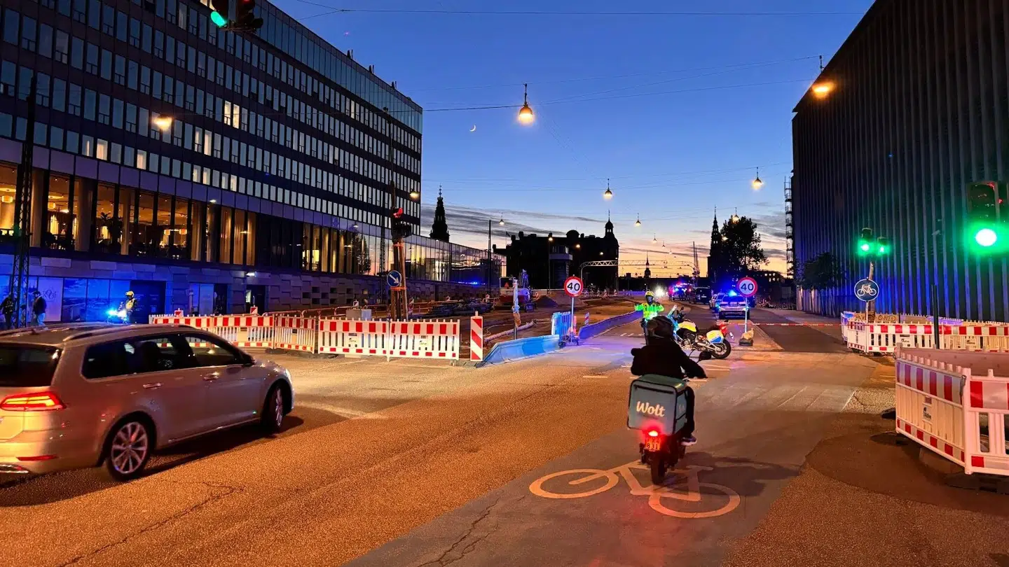 Flere demonstranter er blevet frihedsberøvet under politiets aktion.
