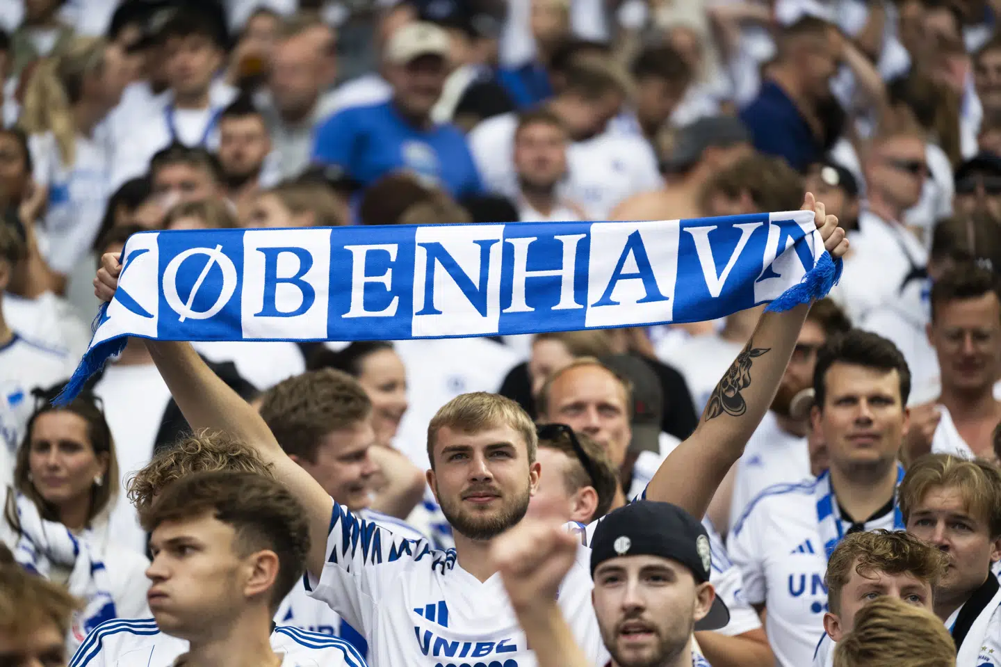 Siden oktober 2024 har der været forbud mod udebanefans i kampe mellem Brøndby og FCK, men forbuddet er blevet ophævet. (Arkivfoto).