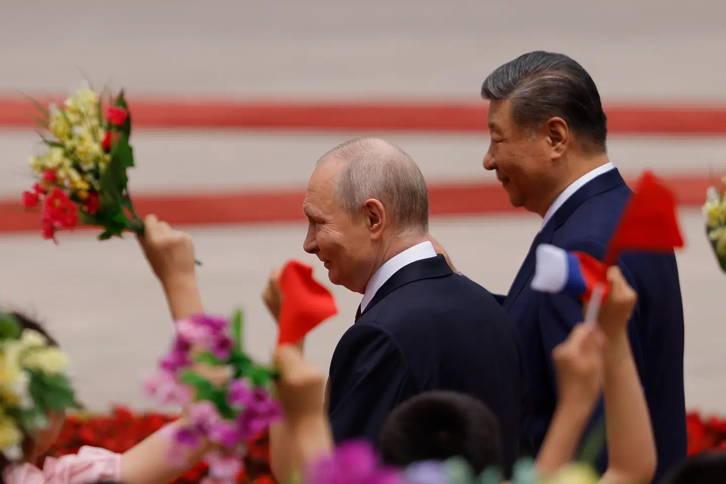 Vladimir Putin er på besøg i Kina.