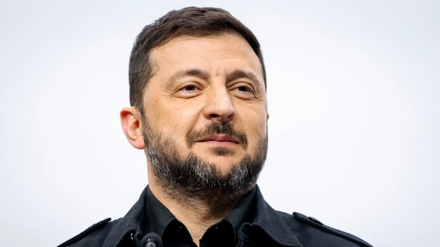 Der er noget at smile af for tiden for den ukrainske præsident, Volodymyr Zelenskyj.