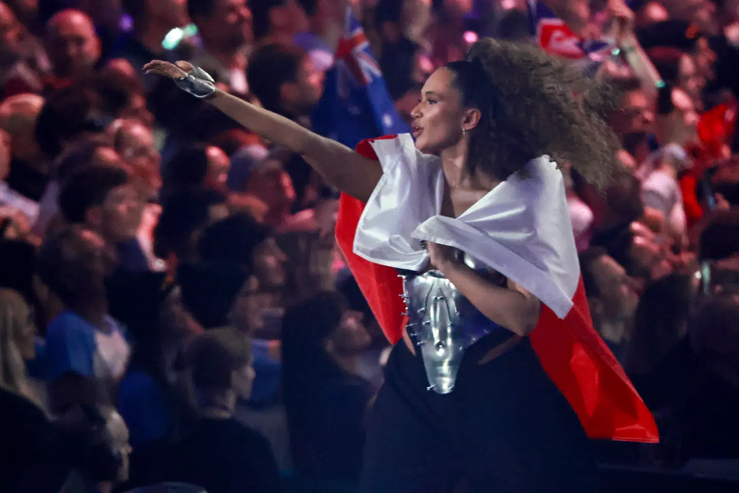 Polens Alicja kom på en 12. plads ved årets Eurovision med 150 point. Foto: Hannibal Hanschke, Scanpix