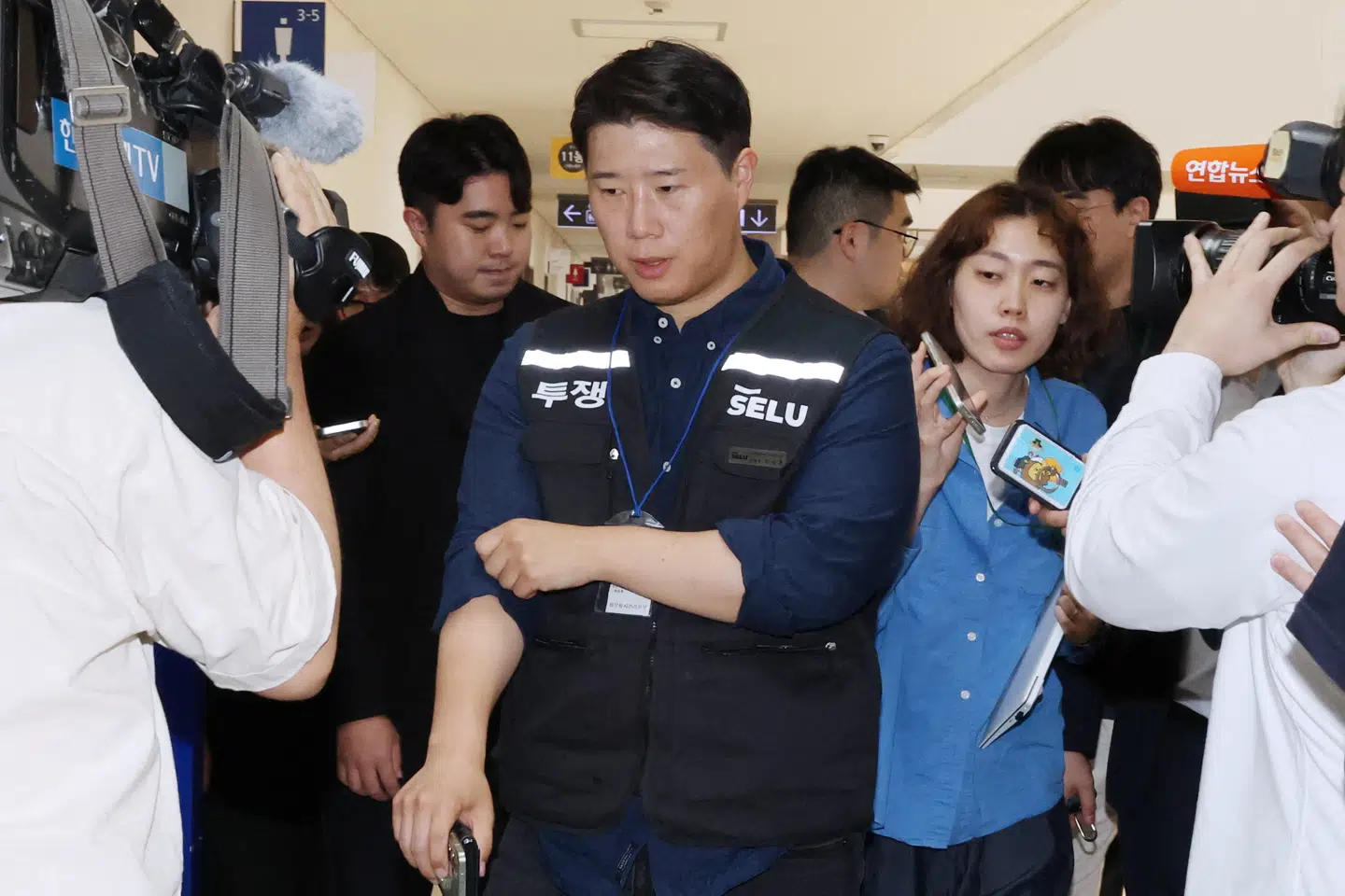 Medarbejderforeningen hos Samsung er ledet af Choi Seung-ho, der ses her.