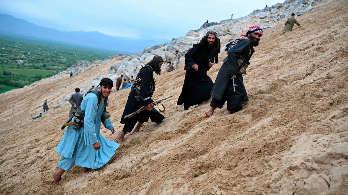 Taleban soldater i Kapisa i Afghanistan.