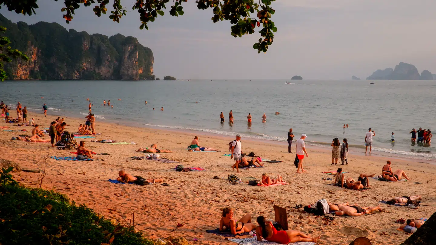 ARKIVFOTO fra en thailandsk strand.