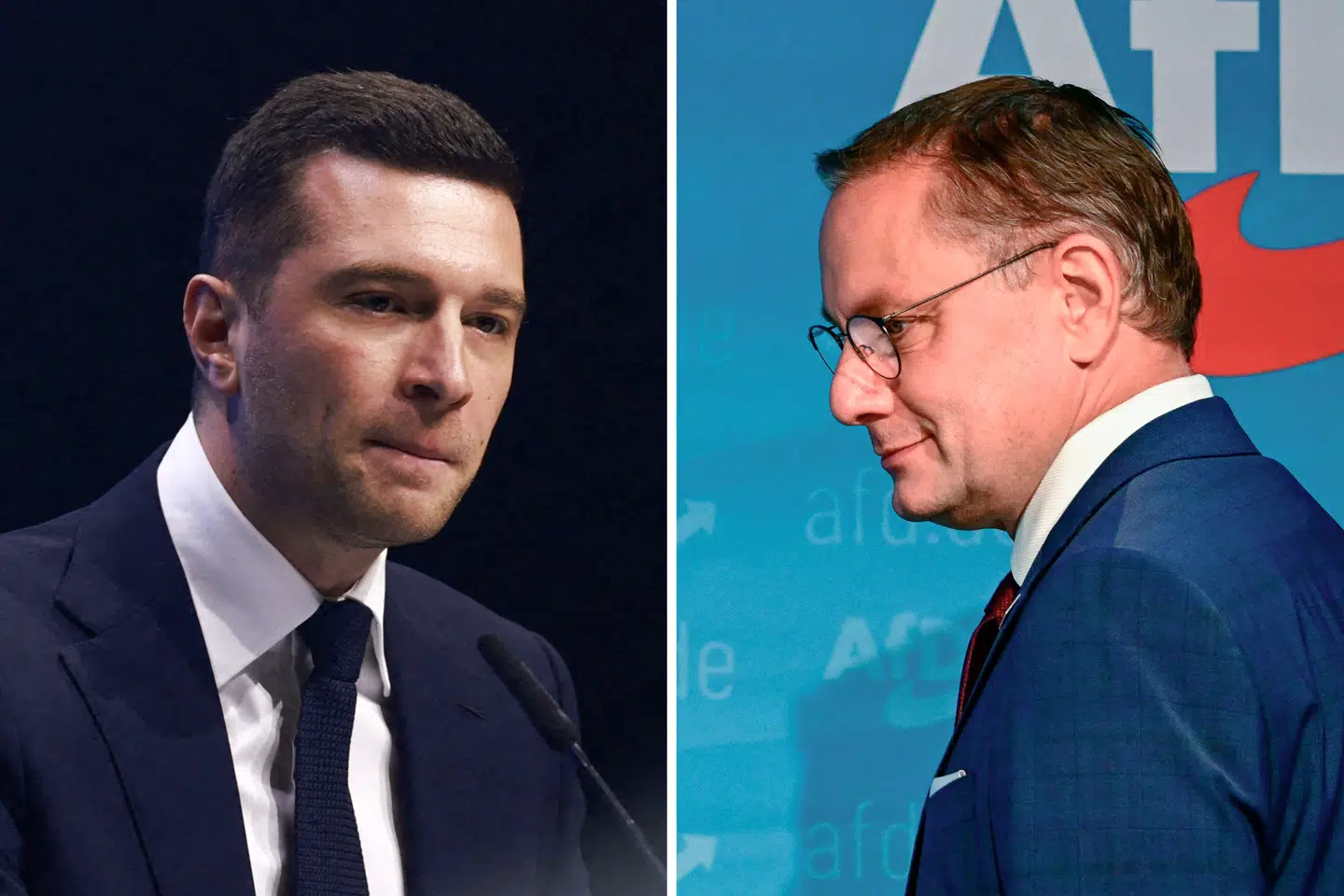 Bølgerne går højt, når Jordan Bardella fra det franske højreparti Rassemblement National krydser klinger med Tino Chrupalla, der er formand for det tyske højreparti Alternative für Deutschland.