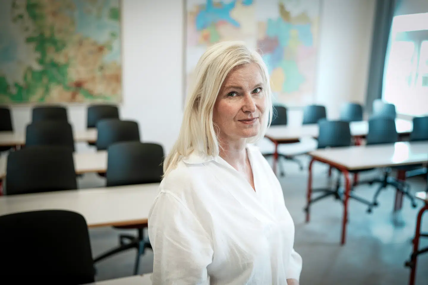 Rektor Ida Friis fra Virum Gymnasium er en af tre rektorer, der efterlyser nye retningslinjer og politisk indgreb for at bremse elevernes brug af ai og gøre eksaminerne tidssvarende.