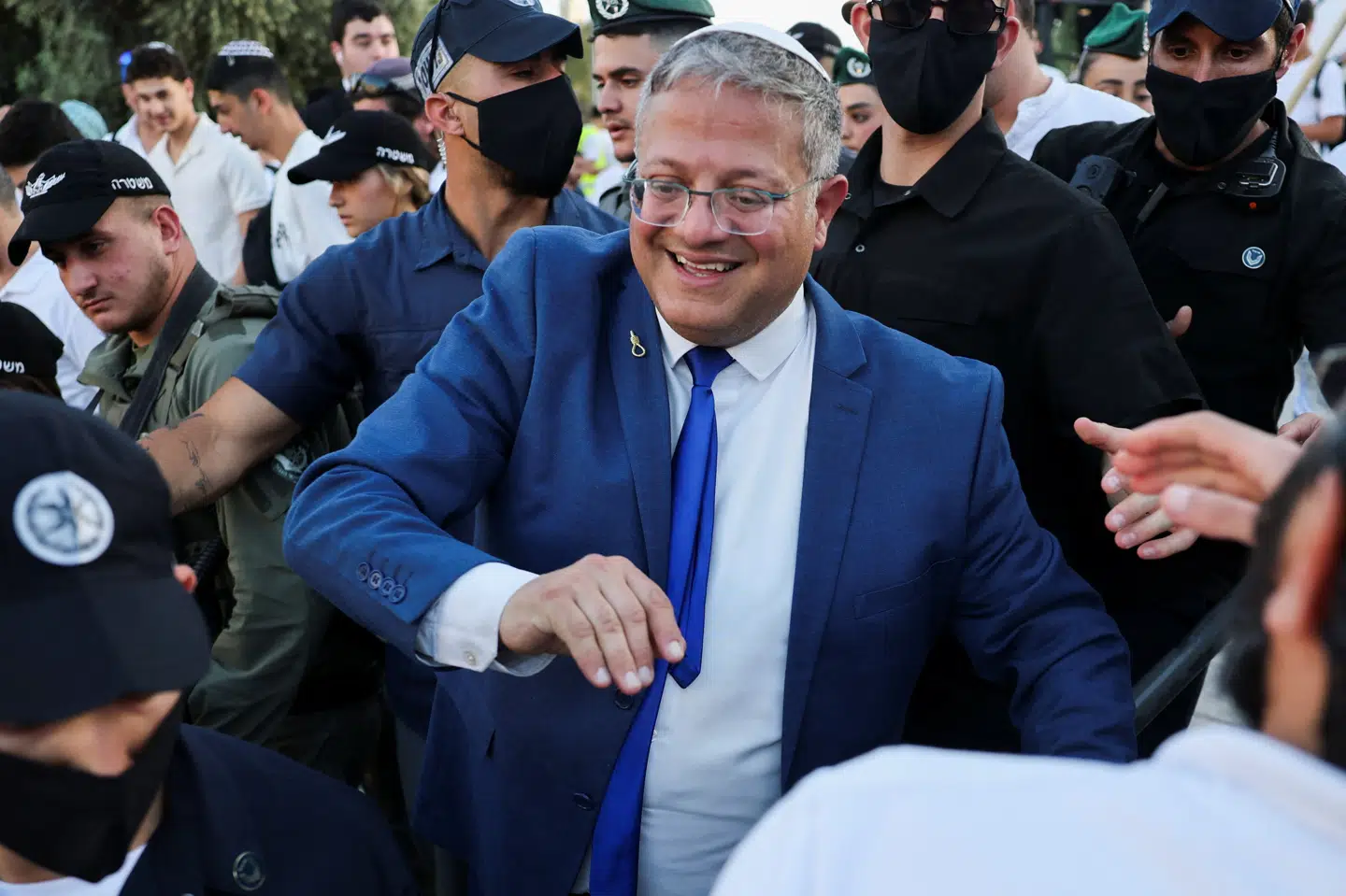 Israels sikkerhedsminister, Itamar Ben-Gvir, er ikke velkommen i hverken Polen eller Spanien, og Italien vil målrette sanktioner mod ham. (Arkivfoto).